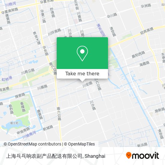 上海乓乓响农副产品配送有限公司 map