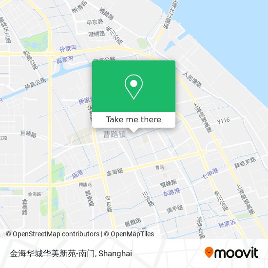 金海华城华美新苑-南门 map