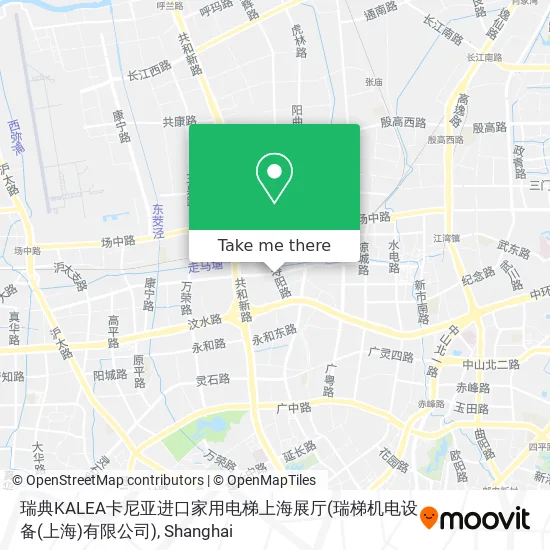 瑞典KALEA卡尼亚进口家用电梯上海展厅(瑞梯机电设备(上海)有限公司) map