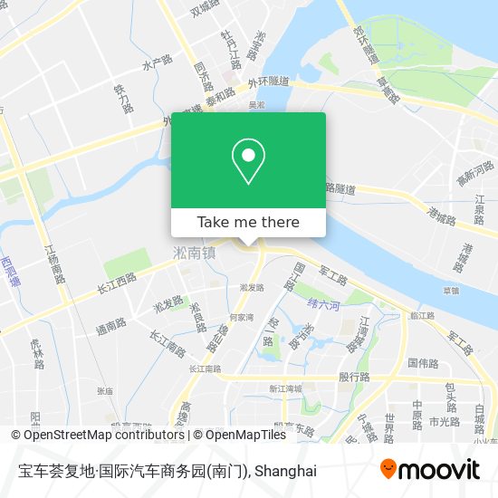 宝车荟复地·国际汽车商务园(南门) map