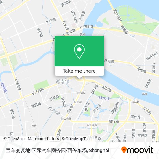 宝车荟复地·国际汽车商务园-西停车场 map