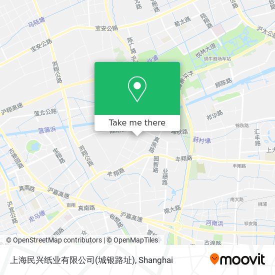 上海民兴纸业有限公司(城银路址) map