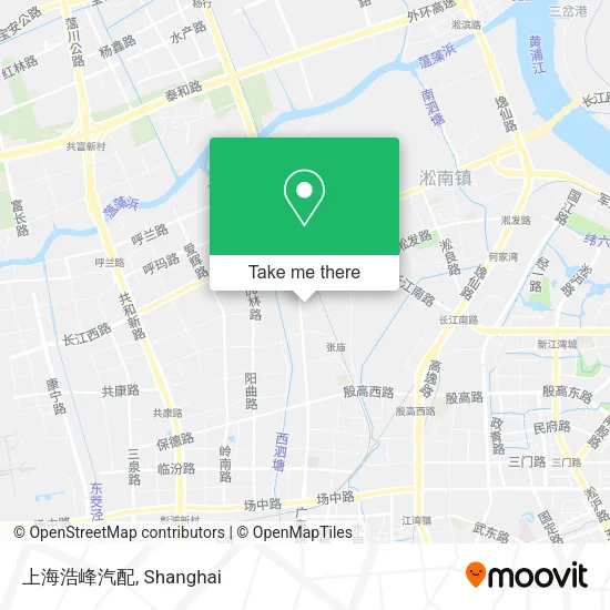 上海浩峰汽配 map