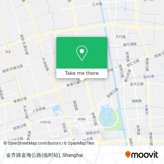 金齐路金海公路(临时站) map