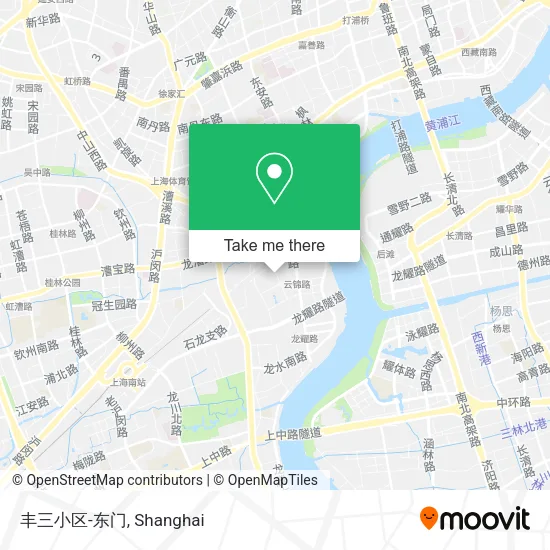 丰三小区-东门 map