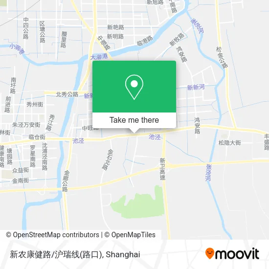 新农康健路/沪瑞线(路口) map