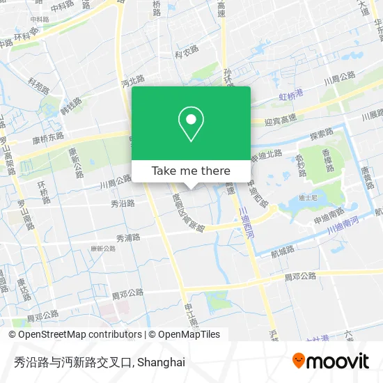 秀沿路与沔新路交叉口 map