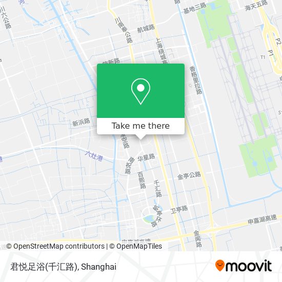君悦足浴(千汇路) map