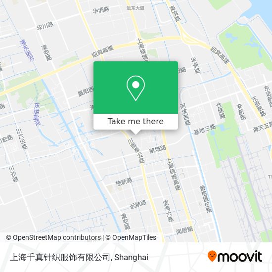 上海千真针织服饰有限公司 map