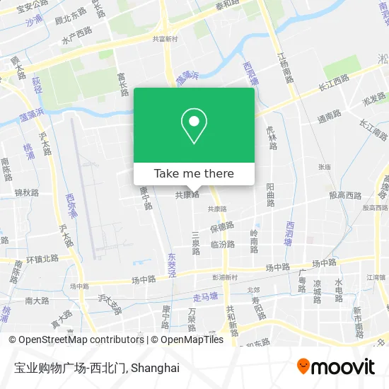 宝业购物广场-西北门 map