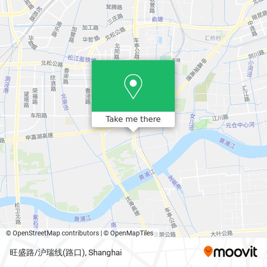旺盛路/沪瑞线(路口) map