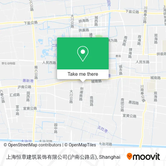 上海恒章建筑装饰有限公司(沪南公路店) map