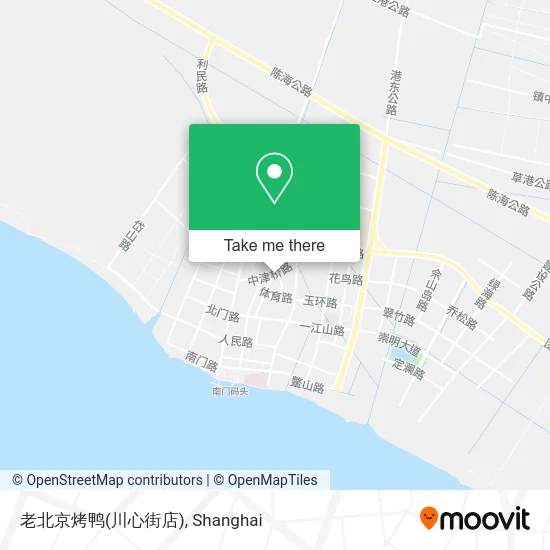 老北京烤鸭(川心街店) map