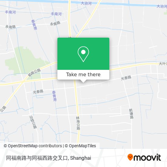 同福南路与同福西路交叉口 map