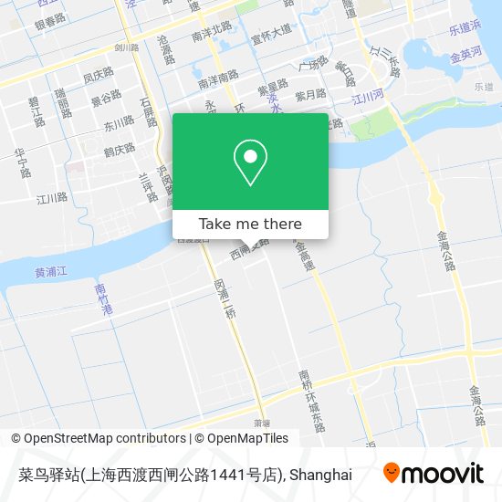 菜鸟驿站(上海西渡西闸公路1441号店) map