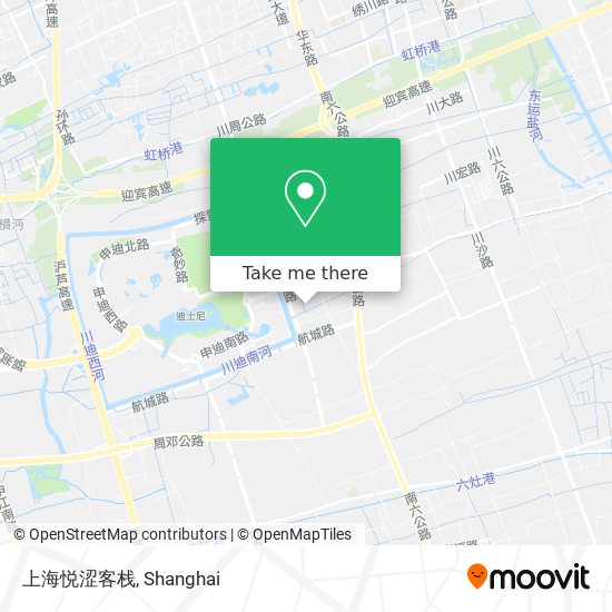 上海悦涩客栈 map