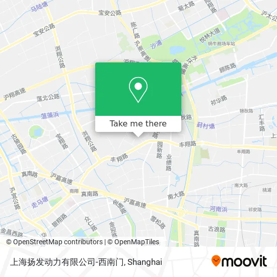 上海扬发动力有限公司-西南门 map