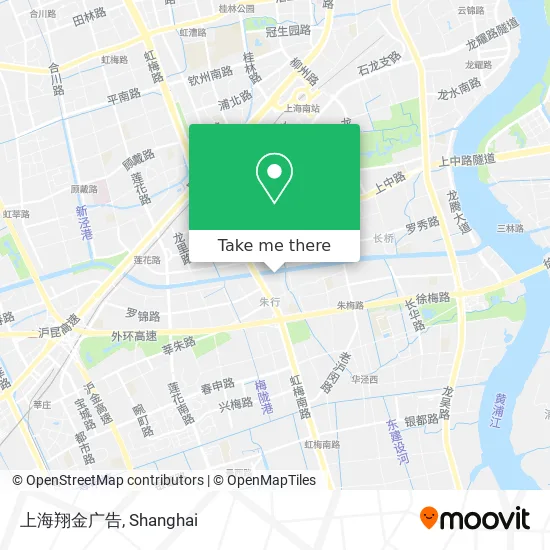 上海翔金广告 map