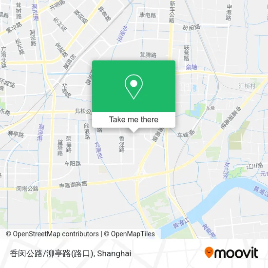 香闵公路/泖亭路(路口) map