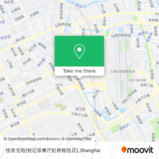 怪兽充电(铨记茶餐厅虹桥枢纽店) map