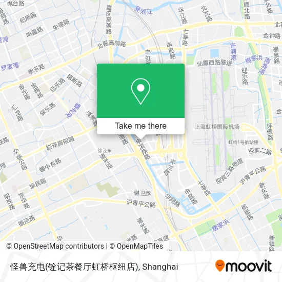 怪兽充电(铨记茶餐厅虹桥枢纽店) map