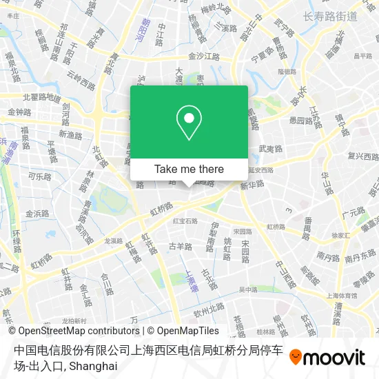 中国电信股份有限公司上海西区电信局虹桥分局停车场-出入口 map