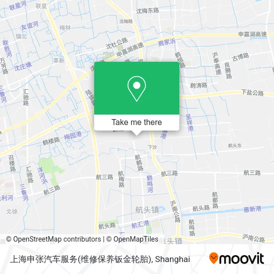 上海申张汽车服务(维修保养钣金轮胎) map