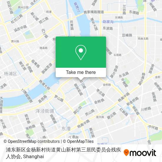 浦东新区金杨新村街道黄山新村第三居民委员会残疾人协会 map