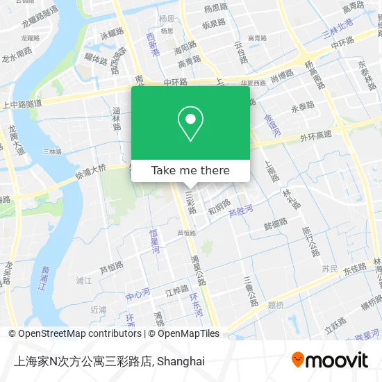 上海家N次方公寓三彩路店 map