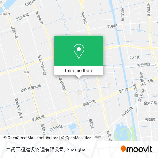 奉贤工程建设管理有限公司 map