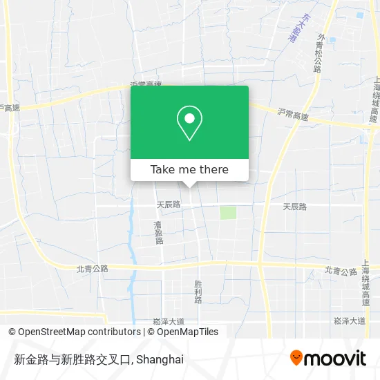 新金路与新胜路交叉口 map