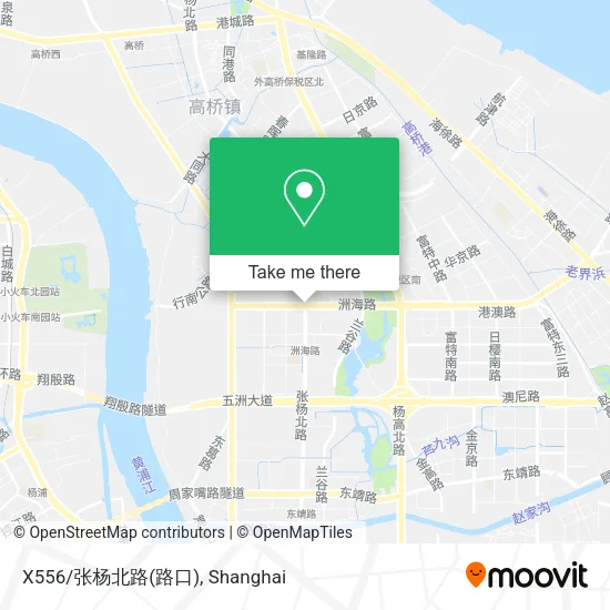 X556/张杨北路(路口) map