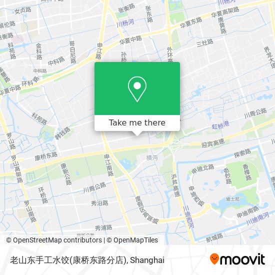 老山东手工水饺(康桥东路分店) map