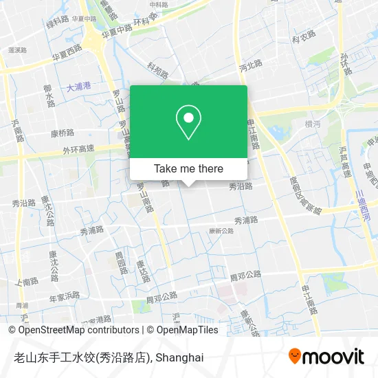 老山东手工水饺(秀沿路店) map