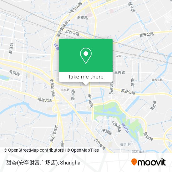 甜荟(安亭财富广场店) map