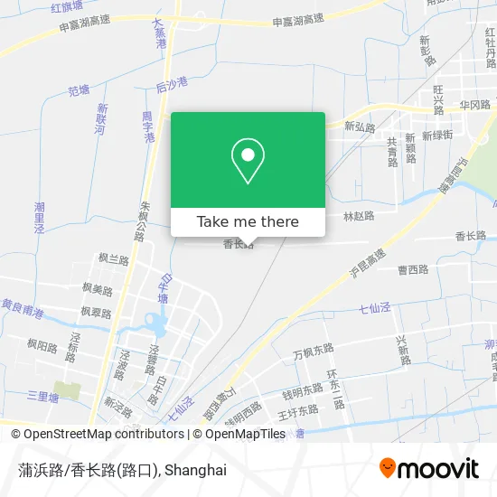 蒲浜路/香长路(路口) map