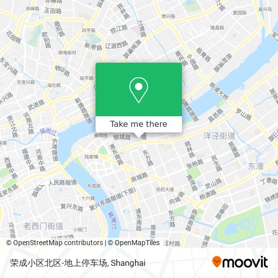荣成小区北区-地上停车场 map