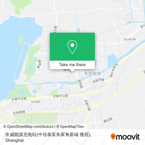依威能源充电站(中信泰富朱家角新城·雅苑) map