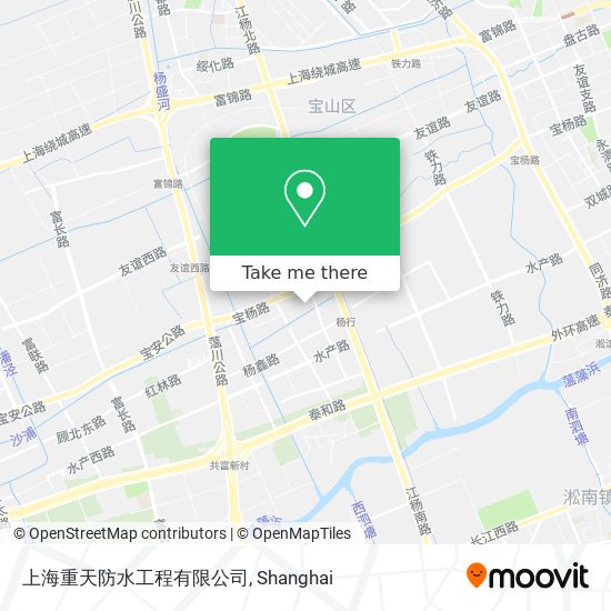 上海重天防水工程有限公司 map
