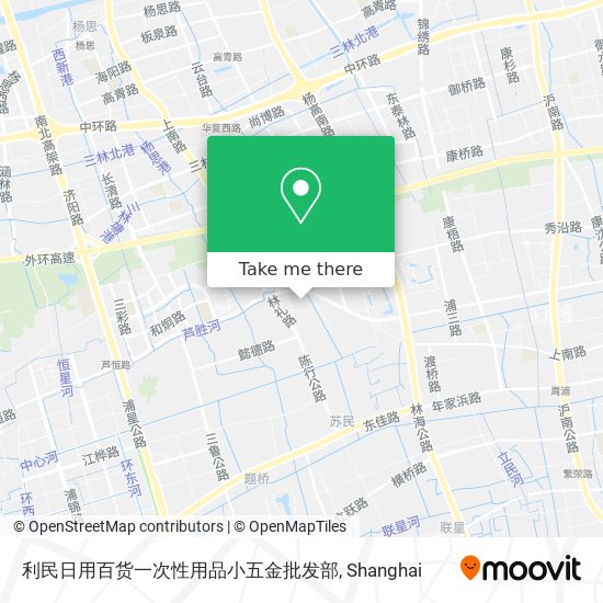 利民日用百货一次性用品小五金批发部 map