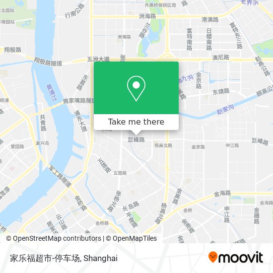 家乐福超市-停车场 map