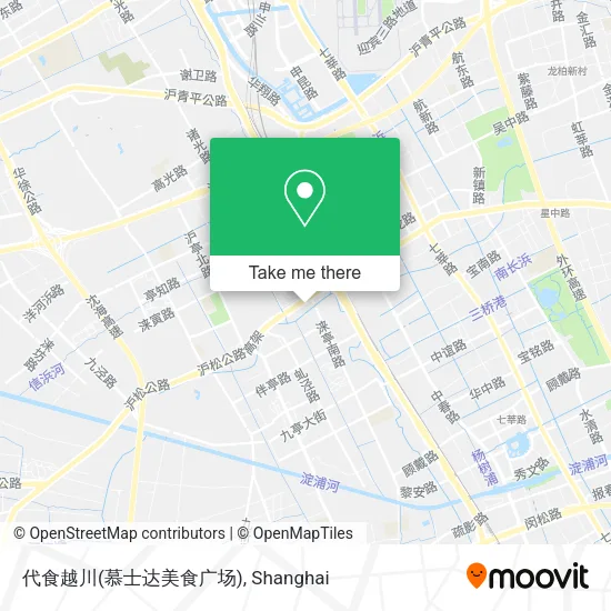 代食越川(慕士达美食广场) map