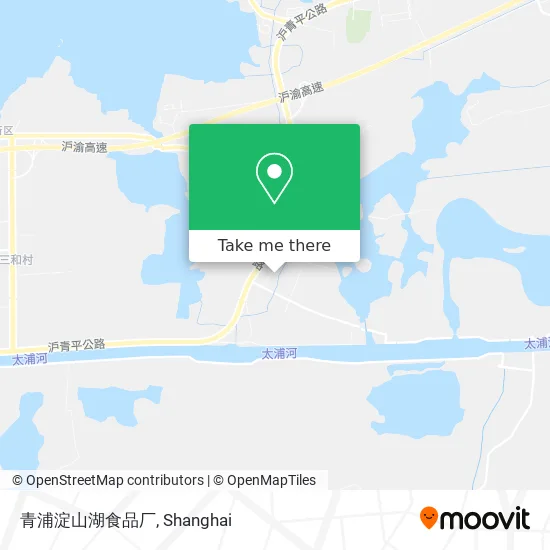 青浦淀山湖食品厂 map