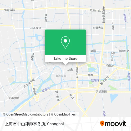 上海市中山律师事务所 map
