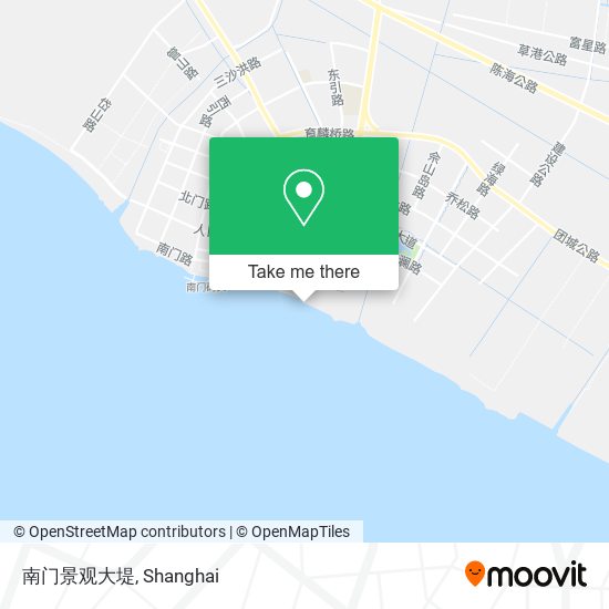 南门景观大堤 map