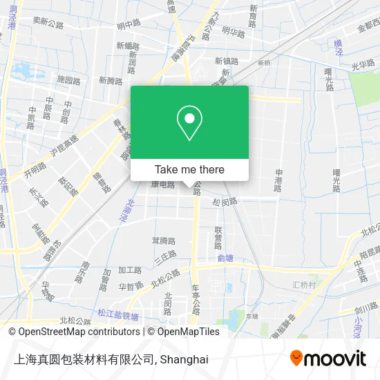 上海真圆包装材料有限公司 map