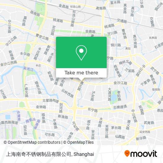 上海南奇不锈钢制品有限公司 map