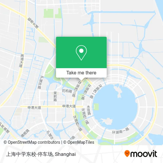 上海中学东校-停车场 map