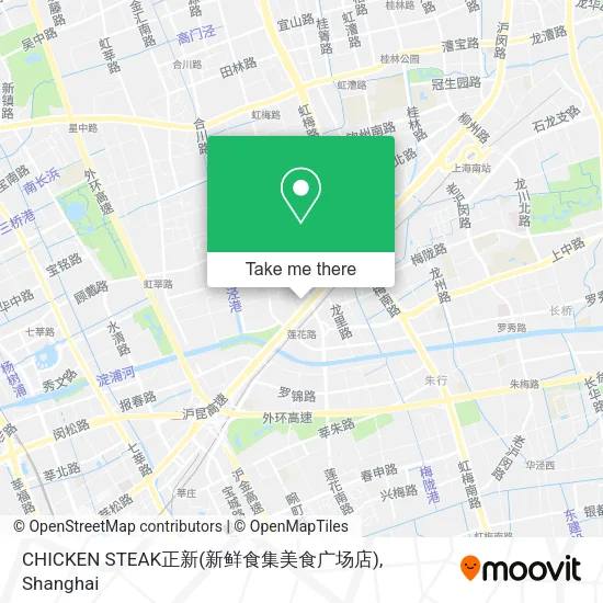 CHICKEN STEAK正新(新鲜食集美食广场店) map