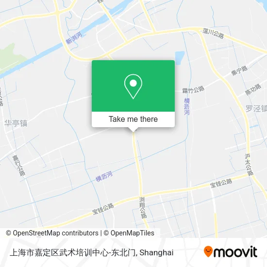 上海市嘉定区武术培训中心-东北门 map